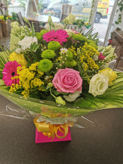 Mamma Mia - Make their day with this bright and vibrant collection of flowers, beautifully presented in a gift box / bag.